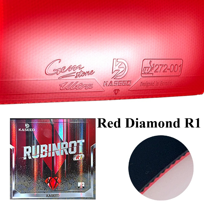 Table Tennis Rubber - KASEED Red Diamond R1 Masa Tenisi