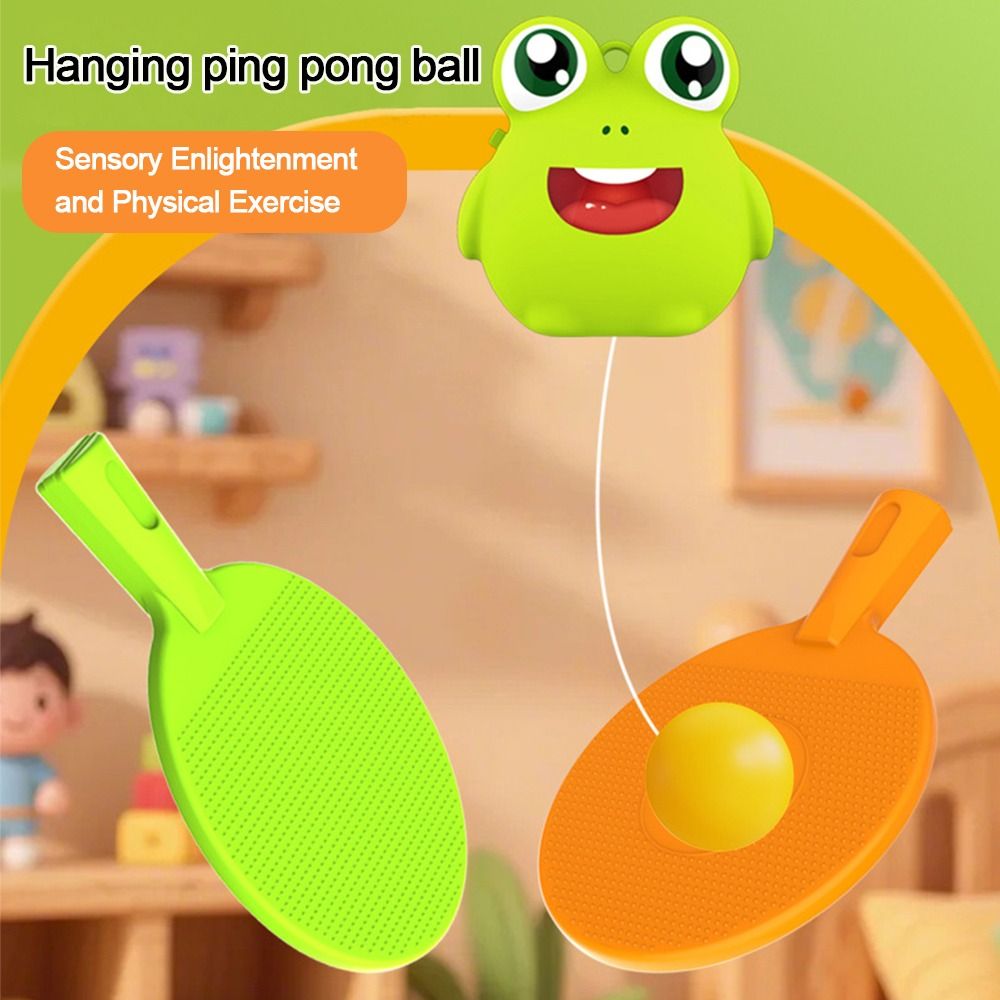Table Tennis Cartoon - Ebeveyn-çocuk İnteraktif Çocuk Masa Tenisi Eğitmeni