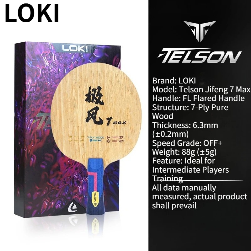 LOKI Telson Jifeng 7 Max OFF+  - Table Tennis Player incelemesi ve fiyatı