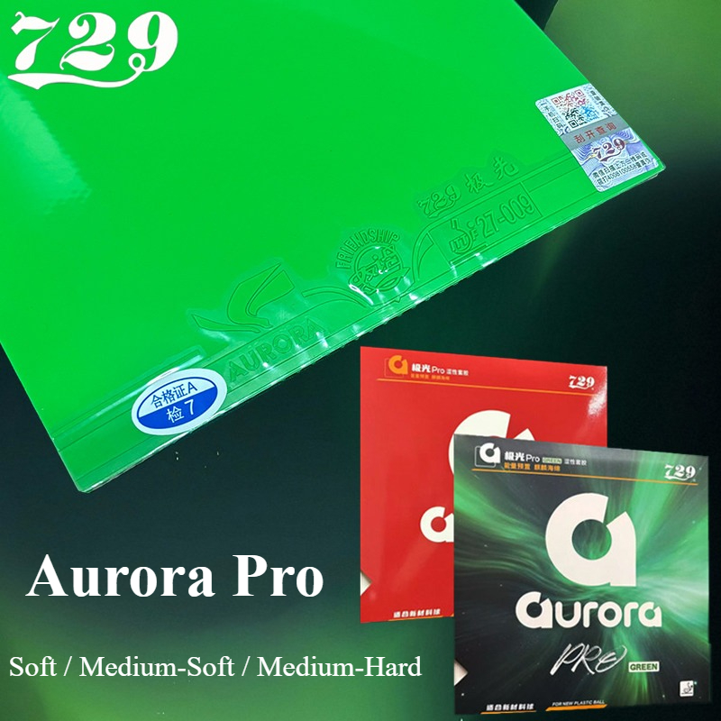 729 Friendship Aurora Pro Yeşi - Table Tennis Rubber incelemesi ve fiyatı