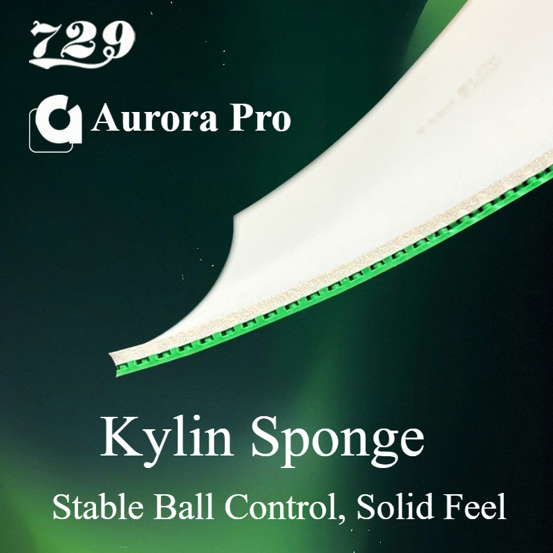 729 Friendship Aurora Pro Yeşi - Table Tennis Rubber incelemesi ve fiyatı
