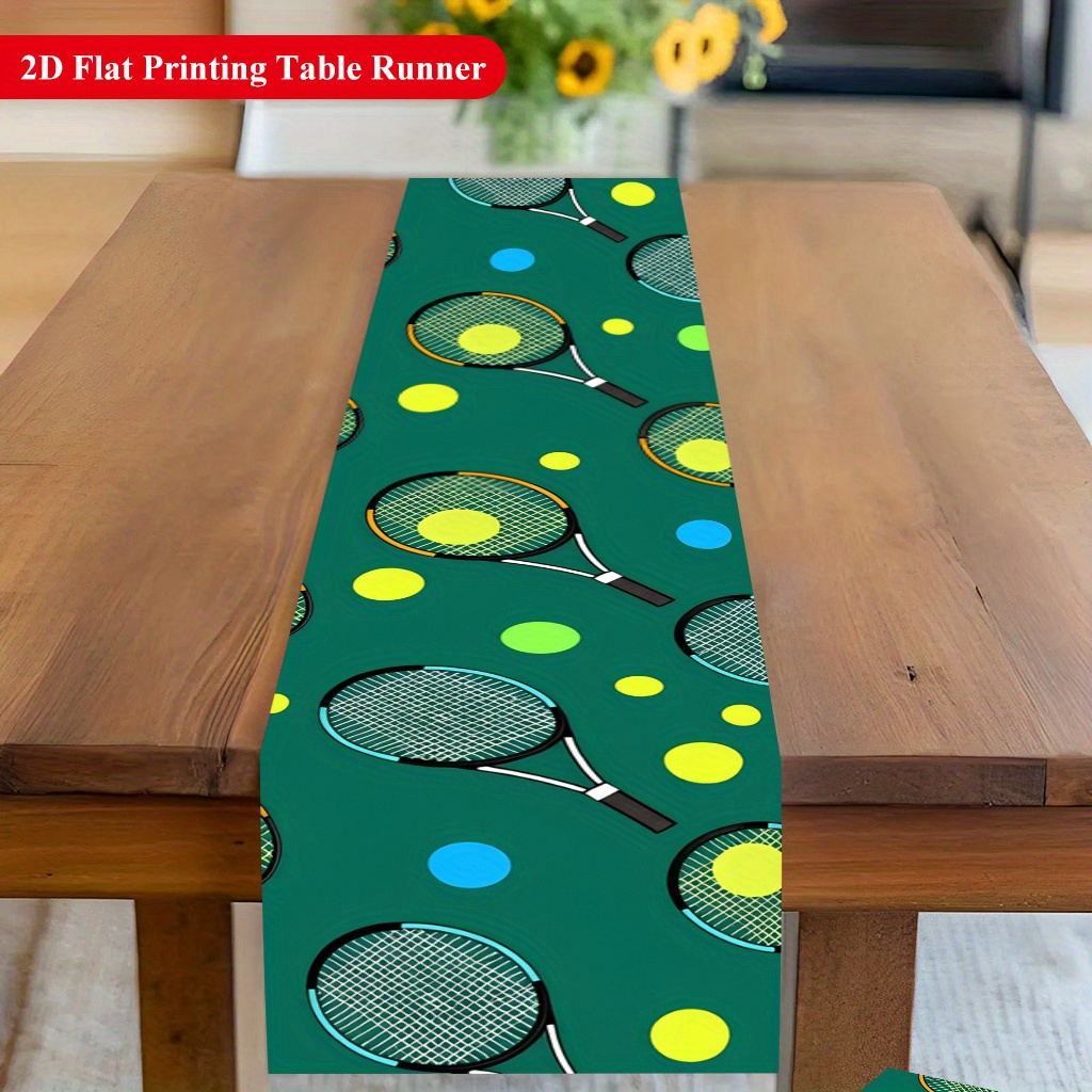 Tenis Topu ve Raket Desenli Ma - Table Tennis News Today incelemesi ve fiyatı